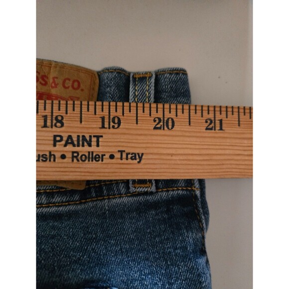 Levis 541 Straight Leg Jeans Sz 42x32 Light Wash Blue Denim - Picture 9 of 10
